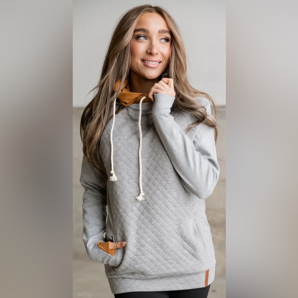 Ampersand Avenue DoubleHood It’s in the Air Sweatshirt NWT Size XL